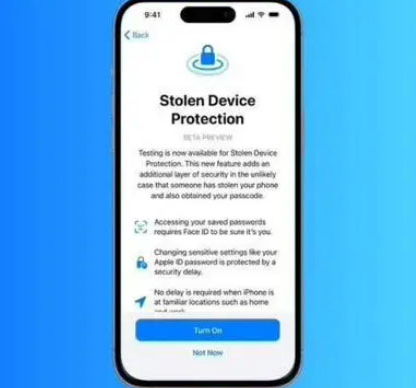 上饶苹果授权维修店分享被盗设备保护功能开启方法 
