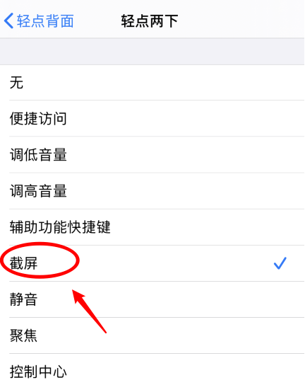 上饶苹果手机维修分享iPhone12如何启用双击截屏 